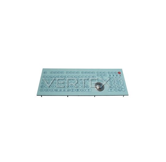 IP68 Industrial Keyboard Membrane - Panel Mount Trackball