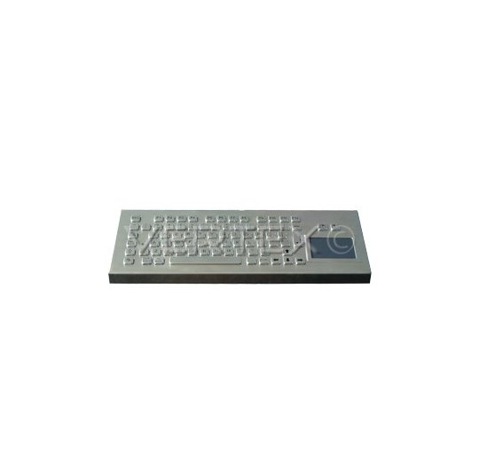 IP65 Desk Industrial Keyboard Stainless Steel - Touchpad